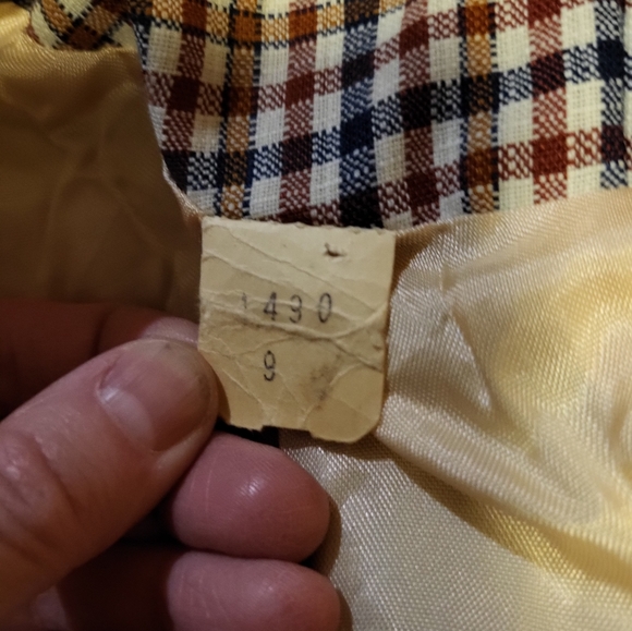 Vintage cotton trench coat Rickis - Picture 3 of 7